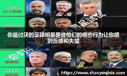 你最讨厌的足球明星是谁他们的哪些行为让你感到反感和失望
